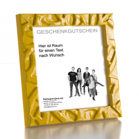 Geschenkgutschein im Designerrahmen